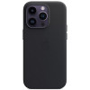 Чохол для смартфона Leather AAA Full Magsafe IC for iPhone 14 Pro Black - изображение 2