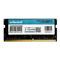 Оперативна пам'ять DDR4 Wibrand 8GB 2666MHz CL19 SODIMM , Атикул k50675 |  купить на VILKI.NET - фото № 1