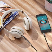Аудіокабель BOROFONE BL19 Creator AUX audio cable Black (Цвет Черный) - фото № 5