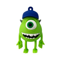Флеш-накопичувач Wibrand USB 2.0 Mike Wazowski 16Gb Green (Колір Зелёный) - фото № 3