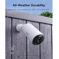 IP-камера відеоспостереження Baseus Security B1 Outdoor Camera 2K White (Колір 7068) - фото № 7