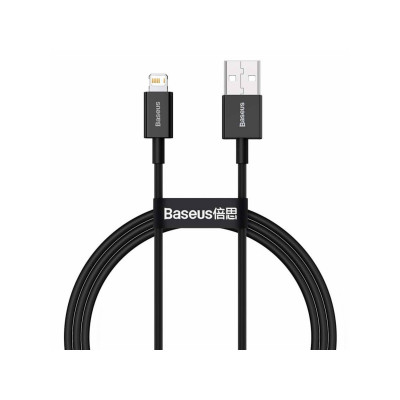 Кабель Baseus Superior Series USB to iP 2.4A 1м Черный - изображение 3