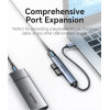 USB-хаб Vention USB 3.0 to USB 3.0/USB 2.0*3 Mini Hub 0.15M Gray Metal Type (CKOHB) (Metal Gray)- № 5