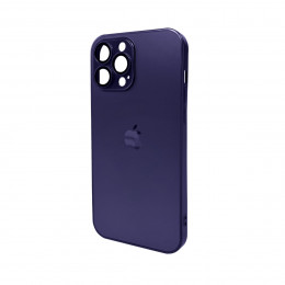 Чохол для смартфона AG Glass Matt Frame Color Logo for Apple iPhone 12 Pro Max Deep Purple
