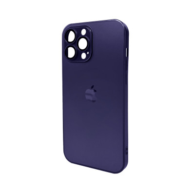 Чохол для смартфона AG Glass Matt Frame Color Logo for Apple iPhone 12 Pro Max Deep Purple (AGMattFrameiP12PMPurple) - изображение 1