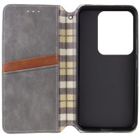 Чохол-книжка для смартфона Rubic Leather for Xiaomi Redmi Note 13 4G Grey (Цвет 30812) - фото № 3