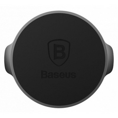 Тримач для мобiльного Baseus Small Ears Magnetic Flat Type Black - зображення 1