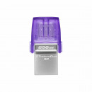 Флеш-накопичувач Kingston USB 3.2 DT microDuo 3C 256GB (Type-A/Type-C) (200Mb/s)