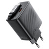 Мережевий зарядний пристрій ACEFAST A110 PD30W GaN charger (USB-C+USB-C) with retractable cable (EU) Black (7073)- № 4
