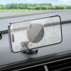 Автотримач для телефона BOROFONE BH126 Ascenso folding rotating car holder (center console) Metal Grey (Metal Gray)- № 7