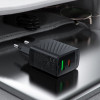 Мережевий зарядний пристрій ACEFAST A78 PD20W GaN (USB-A+USB-C) charger Black (Черный)- № 6