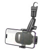 Тримач для мобільного HOCO H17 Waves rearview mirror car holder Black (Черный)- № 5