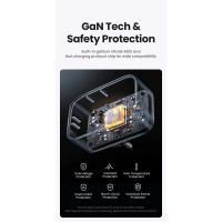 Мережевий зарядний пристрій UGREEN CD314 30W Outlet Extender EU (2A1C) (UGR-90613) (Цвет Черный) - фото № 6