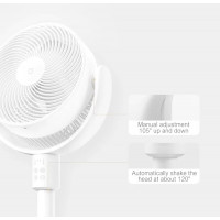 Вентилятор Xiaomi Mijia Circulation Fan + (перехідник на EU розетку) (Колір Білий) - фото № 2