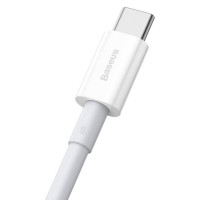 Кабель Baseus Superior Series Fast Charging Data Cable USB to Type-C 66W 2m White (Колір White) - фото № 5