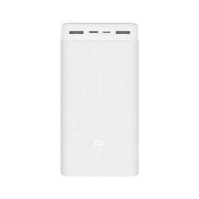 Зовнішній акумулятор Xiaomi Mi Power Bank 3 30000mAh 24W Fast Charge PB3018ZM White - зображення 1