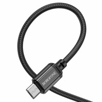 Кабель BOROFONE BX87 Sharp charging data cable for Micro Black (Колір 7073) - фото № 3