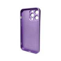 Чохол для смартфона AG Glass Matt Frame Color Logo for Apple iPhone 15 Pro Max Light Purple (Цвет Light Purple) - фото № 2