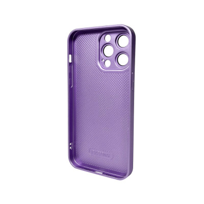 Чохол для смартфона AG Glass Matt Frame Color Logo for Apple iPhone 15 Pro Max Light Purple - зображення 2