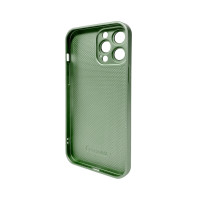 Чохол для смартфона AG Glass Matt Frame Color Logo for Apple iPhone 13 Pro Max Light Green (Цвет Light Green) - фото № 2
