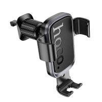 Автотримач для телефона HOCO H80 Vista gravity car holder (air outlet) Black Metal Gray (Колір Black Metal Gray) - фото № 5