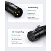 Аудiоконектор UGREEN AV162 Cannon Female Connector(UGR-80440) (Черный)- № 3
