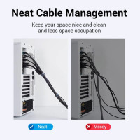 Органайзер для кабелів Vention Cable Tie 5M Black (KAABJ) (Колір 7073) - фото № 6