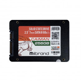 SSD Mibrand Caiman 256GB 2.5" 7mm SATAIII Bulk