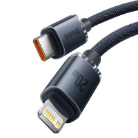 Кабель Baseus Crystal Shine Series Fast Charging Data Cable Type-C to iP 20W 1.2m Black (Колір 7073) - фото № 2