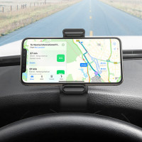 Автотримач для телефона UGREEN LP189 Dashboard Snap Clip Phone Holder Black (Колір Black) - фото № 7