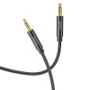 Аудiокабель HOCO UPA19 AUX audio cable (L=1M) Black k57008 - № 1 Аудiокабель HOCO UPA19 AUX audio cable (L=1M) Black (7073) Hoco - № 1