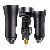 Автомобільний зарядний пристрій Baseus Golden Contactor Pro Dual Fast Charger Car Charger C+C 40W Dark Gray (Темно-серый)- № 4