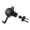 Автотримач для телефона з БЗП HOCO CA60 Aspiring infrared sensor wireless charging car holder Black (Черный)- № 2