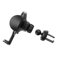 Автотримач для телефона з БЗП HOCO CA60 Aspiring infrared sensor wireless charging car holder Black (Колір Черный) - фото № 2