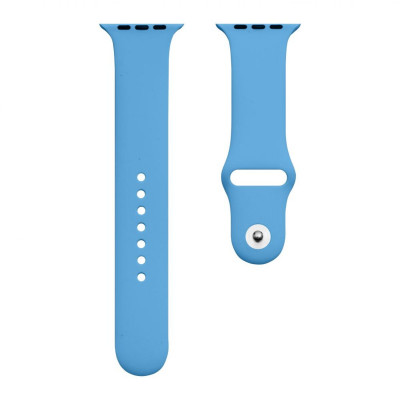 Ремінець для годинника Apple Watch Silicone Classic 42/44/45/49mm 15.Blue - изображение 1