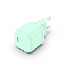 Зарядный пристрій Vention 1-портовое зарядное устройство USB-C GaN (30 Вт), зеленая вилка европейского стандарта (FAKG0-EU)
