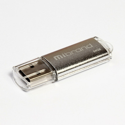 Flash Mibrand USB 2.0 Cougar 64Gb Silver - зображення 1