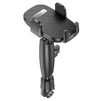 Тримач для мобільного HOCO H17 Waves rearview mirror car holder Black (Цвет Черный) - фото № 2