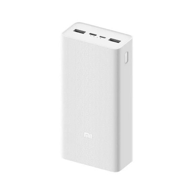 Современный аккумулятор Xiaomi Mi Power Bank 3 30000мАч 24Вт Fast Charge PB3018ZM Белый - изображение 2