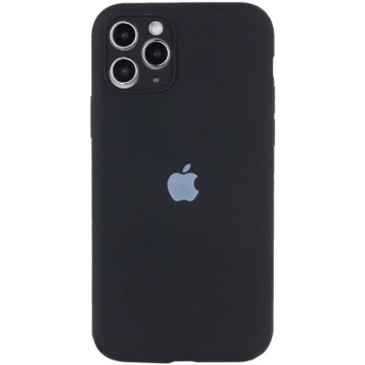 Чохол для смартфона Silicone Full Case AA Camera Protect for Apple iPhone 12 Pro 14,Black - зображення 1