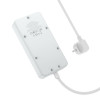 Мережевий подовжувач HOCO AC8A Storm 3-position socket(PD30W/1C3A) White (Белый)- № 4