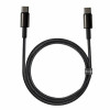 Кабель Baseus Tungsten Gold Fast Charging Data Cable Type-C to Type-C 100W 1m Black (7073)- № 5
