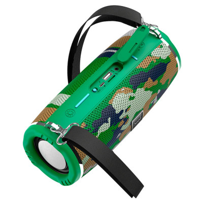 Портативна колонка HOCO HC12 Sports BT speaker Camouflage Green - зображення 2