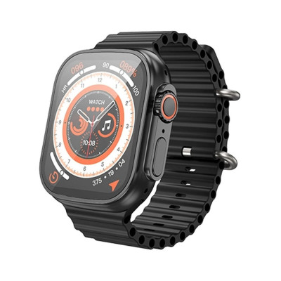 Смарт-годинник HOCO Y12 Ultra smart sports watch(call version) Black - зображення 1