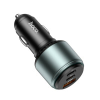 Автомобільний зарядний пристрій HOCO NZ9 Galloper 95W three-port(2C1A) car charger Black (Цвет 7073) - фото № 4
