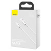 Кабель Baseus Superior Series USB to Type-C 66W 1m White (7068)- № 6