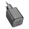 Мережевий зарядний пристрій HOCO N41 Almighty PD20W+QC3.0 charger Black (7073)- № 2