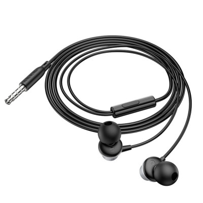Навушники BOROFONE BM78 Blue sea metal universal earphones with mic Metal Gray - изображение 2