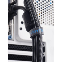 Органайзер для кабелів Vention Cable Tie 5M Black (KAABJ) (Колір 7073) - фото № 4