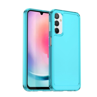 Чохол для смартфона Cosmic Clear Color 2 mm for Samsung Galaxy A24 4G Transparent Blue (ClearColorA24TrBlue) - изображение 1